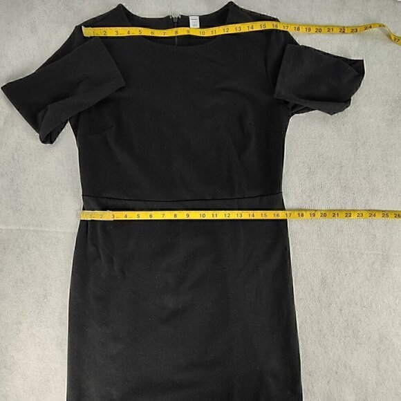 Old Navy Women Black 3/4 Sleeve Knee Length Sweatshirt Cotton Blend Dress Size L - Picture 9 of 14